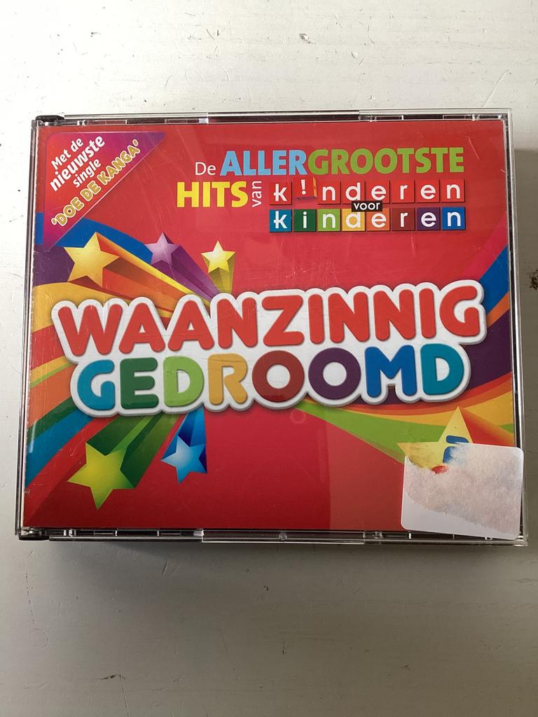 2 cd set Kinderen voor Kinderen Waanzinnig Gedroomd, Cd's en Dvd's, Cd's | Kinderen en Jeugd, Verzenden, Zo goed als nieuw, Muziek