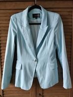 Attentif | Lichtblauwe colbert | Maat 40, Kleding | Dames, Jasjes, Kostuums en Pakken, Maat 38/40 (M), Blauw, Ophalen of Verzenden