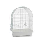 Vogelkooi Big Lucie wit 54 x 34 x 75cm - Parkietenkooi, Ophalen, Nieuw, Vogelkooi, Metaal