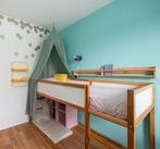 Ikea Kura + matras hoogslaper hemelbed keerbaar bed, Kinderen en Baby's, Kinderkamer | Stapelbedden en Hoogslapers, Ophalen, Zo goed als nieuw