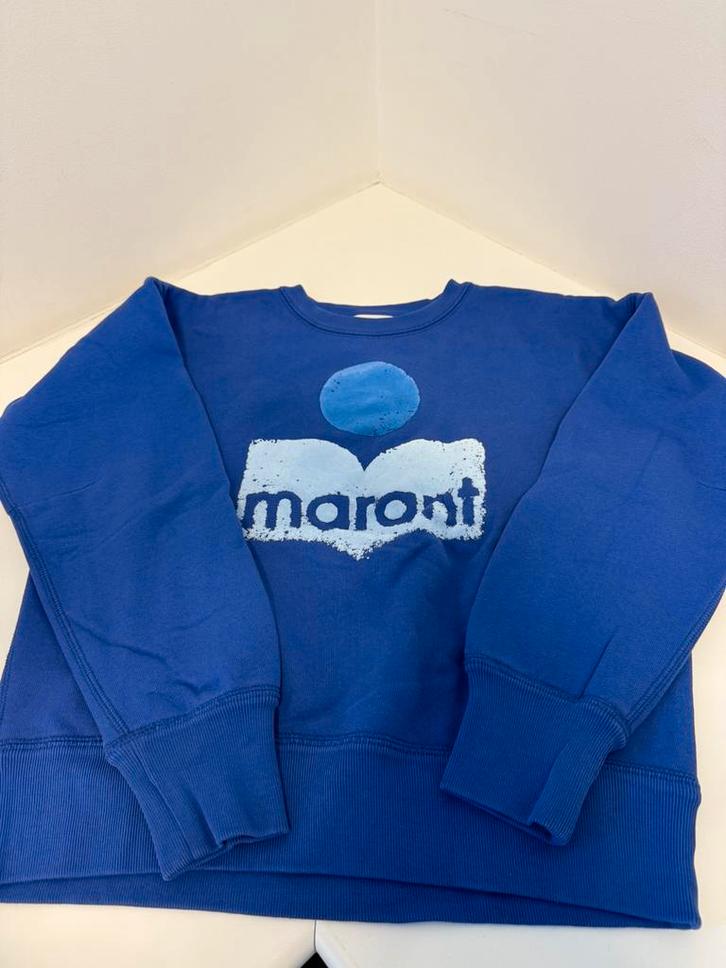Isabel Marant zweater dames mt 34, Kleding | Dames, Truien en Vesten, Zo goed als nieuw, Maat 34 (XS) of kleiner, Blauw, Verzenden