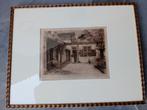 Antieke tekening Haarlem, Ophalen of Verzenden