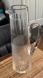 mooie schenkkan hoog 26cm onder dia 8,5cm, Ophalen of Verzenden, Zo goed als nieuw, Kristal