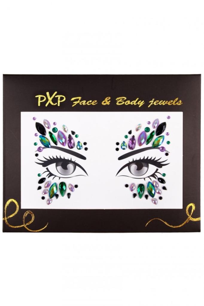 Face + Body Jewels - Gezichtsticker - Carnaval - Glitter, Hobby en Vrije tijd, Feestartikelen, Nieuw, Overige typen, Carnaval