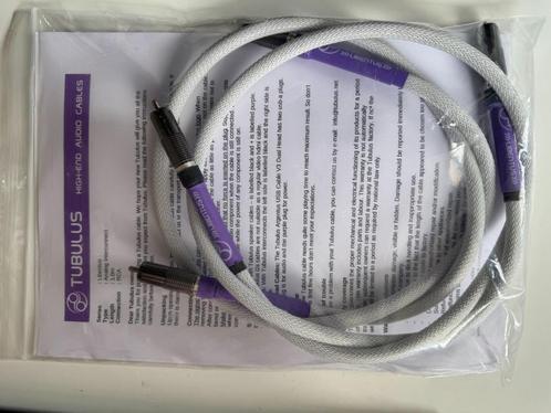 Tubulus Libentus 1 meter RCA interlinks, Audio, Tv en Foto, Audiokabels en Televisiekabels, Gebruikt, Interlink-kabel, Minder dan 2 meter