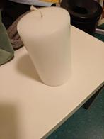 Witte Kaars - 8cm x 13cm, Huis en Inrichting, Ophalen of Verzenden