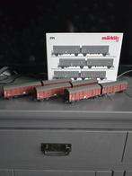Marklin set goederen wagons 48850, Hobby en Vrije tijd, Modeltreinen | H0, Wisselstroom, Wagon, Ophalen of Verzenden, Zo goed als nieuw