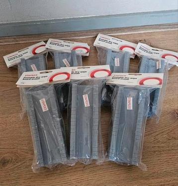 Partij 7x bord wisser bordenwissers whitboard wisser beschikbaar voor biedingen