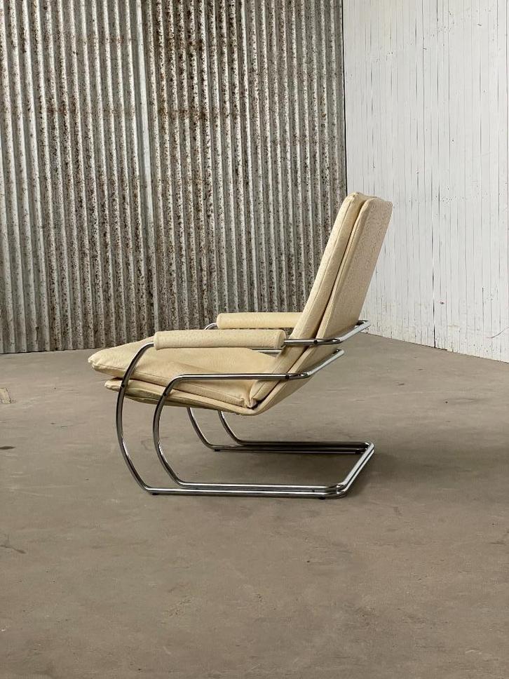 Vintage fauteuil Jan de Bouvrie 1970s Dutch design, Huis en Inrichting, Fauteuils, Gebruikt, Ophalen