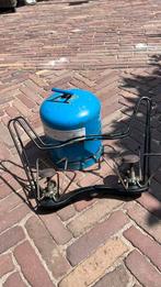 festivalletje? Twee pits campinggaz + gasfles 907, Ophalen, Gebruikt