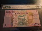 Cook Eiland 3 Dollar 1992 PMG 66, Postzegels en Munten, Munten | Oceanië, Ophalen of Verzenden