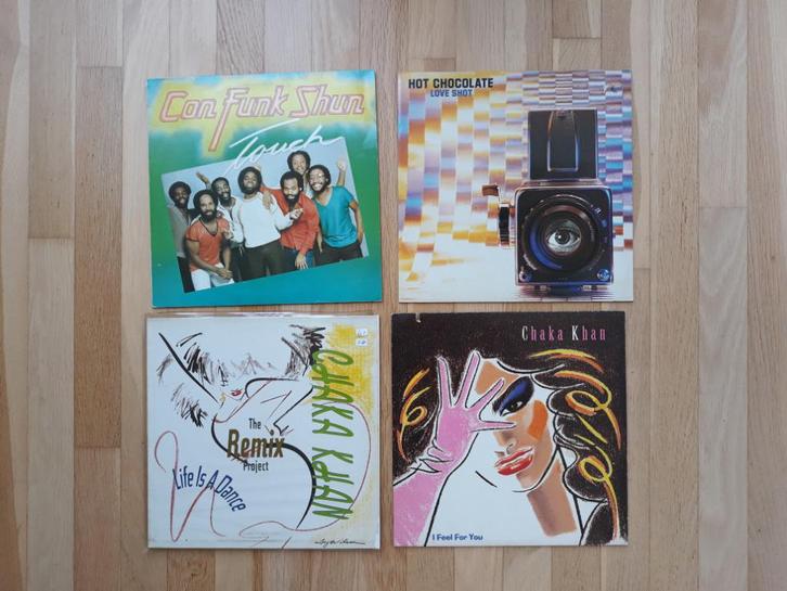 Chaka Khan, Hot Chocolate, Con Funk Shun, Cd's en Dvd's, Vinyl | Pop, Gebruikt, 1960 tot 1980, 12 inch, Ophalen of Verzenden
