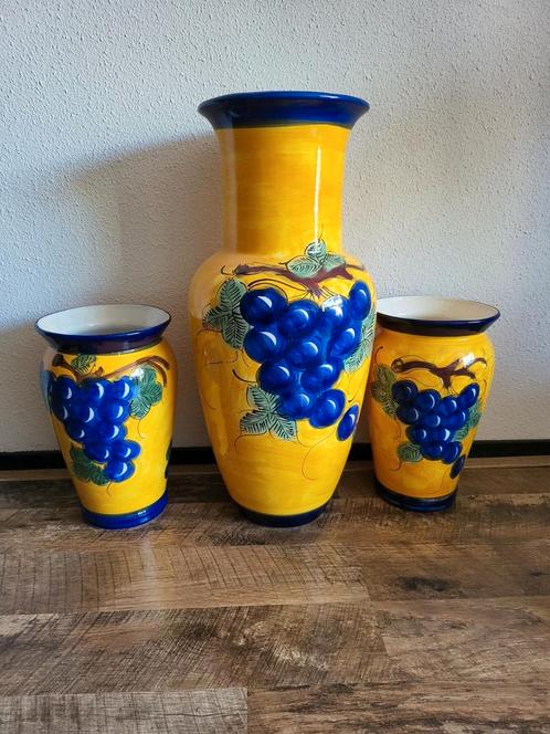 Vintage Spaans keramieken Kast stel, Antiek en Kunst, Antiek | Keramiek en Aardewerk, Ophalen of Verzenden