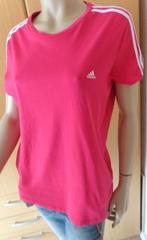 ADIDAS roze  pink shirt maat L, Gedragen, Maat 42/44 (L), Roze, Adidas