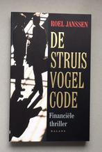R. Janssen - De Struisvogel-code, Ophalen, Zo goed als nieuw, Nederland, R. Janssen