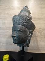 Mooie stenen kop Khmer stijl, Antiek en Kunst, Ophalen of Verzenden