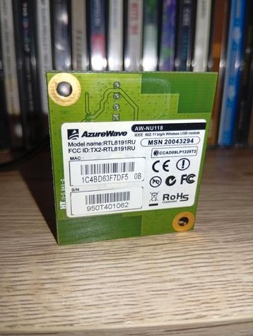 AzureWare AW-NU118 Wireless USB Module beschikbaar voor biedingen