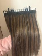 Top Kwaliteit Hair Extensions met Highlights haar, Ophalen of Verzenden, Zo goed als nieuw, Pruik of Haarverlenging