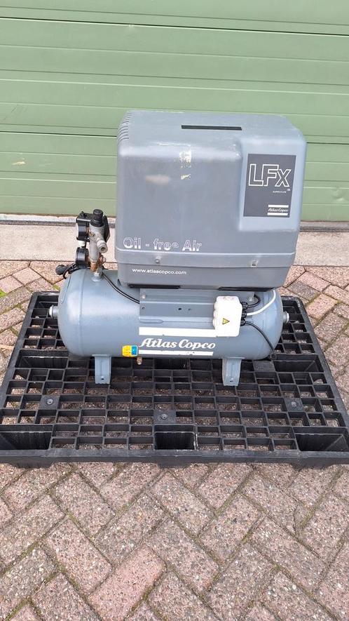 Compressor Atlas Copco, LFX 1.5-10TM 50 CE, Doe-het-zelf en Verbouw, Compressors, Gebruikt, 6 tot 10 bar, 100 liter of meer, Geluidgedempt