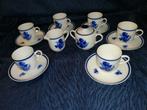 Douwe Egberts blauwe roos - koffieservies, Ophalen of Verzenden, Zo goed als nieuw, Overige stijlen, Kop(pen) en/of Schotel(s)