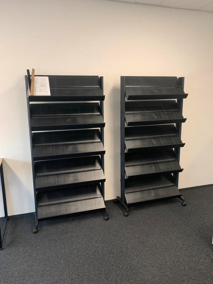 2x Paperflow / folder en magazine rek, Huis en Inrichting, Kasten | Stellingkasten, Zo goed als nieuw, Ophalen