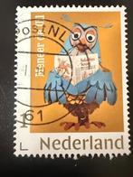 Postzegel NL persoonlijk Meneer de Uil gestempeld., Ophalen of Verzenden, Na 1940, Gestempeld