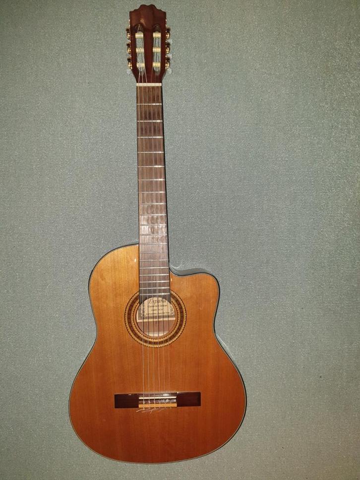 Twee gitaren in één koop, Muziek en Instrumenten, Snaarinstrumenten | Gitaren | Akoestisch, Gebruikt, Klassieke of Spaanse gitaar