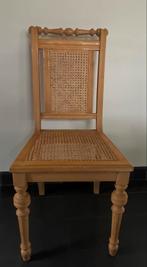 5 Beuken Eetkamerstoelen met Webbing, Ophalen, Gebruikt, Overige kleuren, Vijf, Zes of meer stoelen