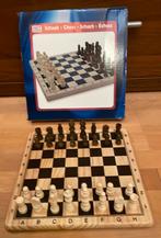 Schaakset hout, bord + stukken 29 cm.Nieuw, Ophalen of Verzenden, Nieuw, Hot Games