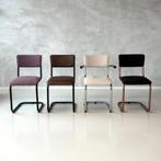 Retro sledestoelen nieuw eettafelstoelen buisframe prijs p/s, Overige kleuren, Ophalen of Verzenden, Valk, Vijf, Zes of meer stoelen