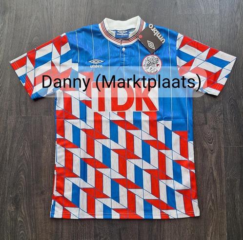 Ajax 1989/1990 uitshirt (retro / vintage), Sport en Fitness, Voetbal, Nieuw, Shirt, Maat M, Verzenden