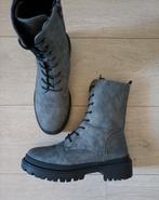 Stoere enkellaarzen met veter. Mt 39, Blue Box, Ophalen of Verzenden, Zo goed als nieuw, Grijs
