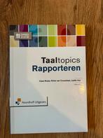 Taaltopics rapporteren, Boeken, Ophalen of Verzenden, Beta, Zo goed als nieuw, HBO