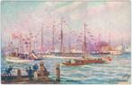 prentkaart Kieler woche, voor 1914. schepen / Duitse keizer, Zo goed als nieuw, Voor 1940, Prent, Buitenland