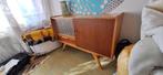 Leuk vintage kastje teak, Ophalen, Gebruikt, 100 tot 150 cm, Glas