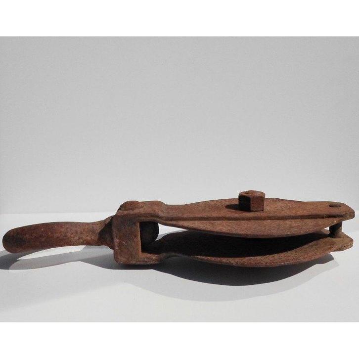 IJzeren katrollen, Antiek en Kunst, Curiosa en Brocante, Ophalen of Verzenden