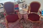 2 stuks Antieke nette lodewijk XV stoelen., Antiek en Kunst, Antiek | Meubels | Stoelen en Banken, Ophalen