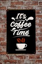 Woonaccessoires wandbord - Tekstbord koffie - Coffee, Kouwehoek 1b, Cave & Garden, Nieuw, Ophalen of Verzenden