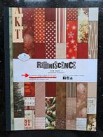 REMINISCENCE BOOK 8 KERST ECD ELIZABETH CRAFT PAPIER, Hobby en Vrije tijd, Scrapbooking, Ophalen of Verzenden, Zo goed als nieuw