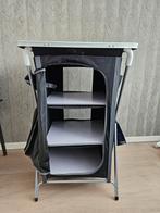 Campingkast met 3 planken - Opvouwbaar, Caravans en Kamperen, Ophalen, Zo goed als nieuw