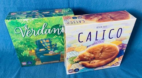 Bordspelbundel Calico en Verdant | Nederlandstalig - Nieuw, Hobby en Vrije tijd, Gezelschapsspellen | Bordspellen, Nieuw, Een of twee spelers