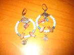 Oorbellen met turkouise edelstenen, Overige materialen, Hangers, Ophalen of Verzenden, Zo goed als nieuw