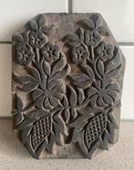 Prachtige houten batik stempel hout, Ophalen of Verzenden, Zo goed als nieuw, Houten stempel