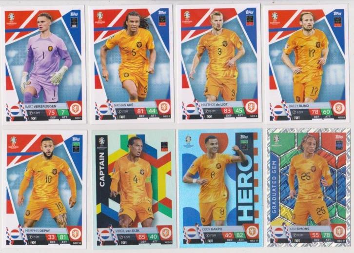 Complete set van 411 basis kaarten Topps Euro 2024, Verzamelen, Sportartikelen en Voetbal, Zo goed als nieuw, Poster, Plaatje of Sticker