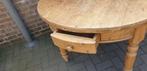 Ronde massief houten eettafel 1.20, Huis en Inrichting, Tafels | Eettafels, Ophalen, Rond, 200 cm of meer, 100 tot 150 cm