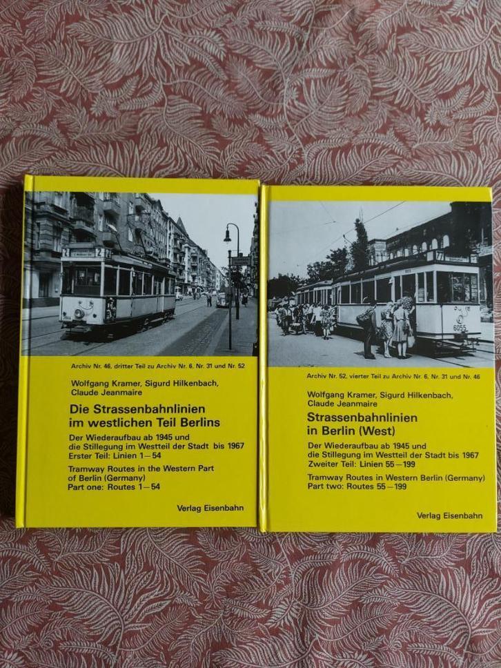 2 Fotoboeken Trams in West Berlijn 1945-1967, Boeken, Geschiedenis | Wereld, Gelezen, Europa, Ophalen of Verzenden