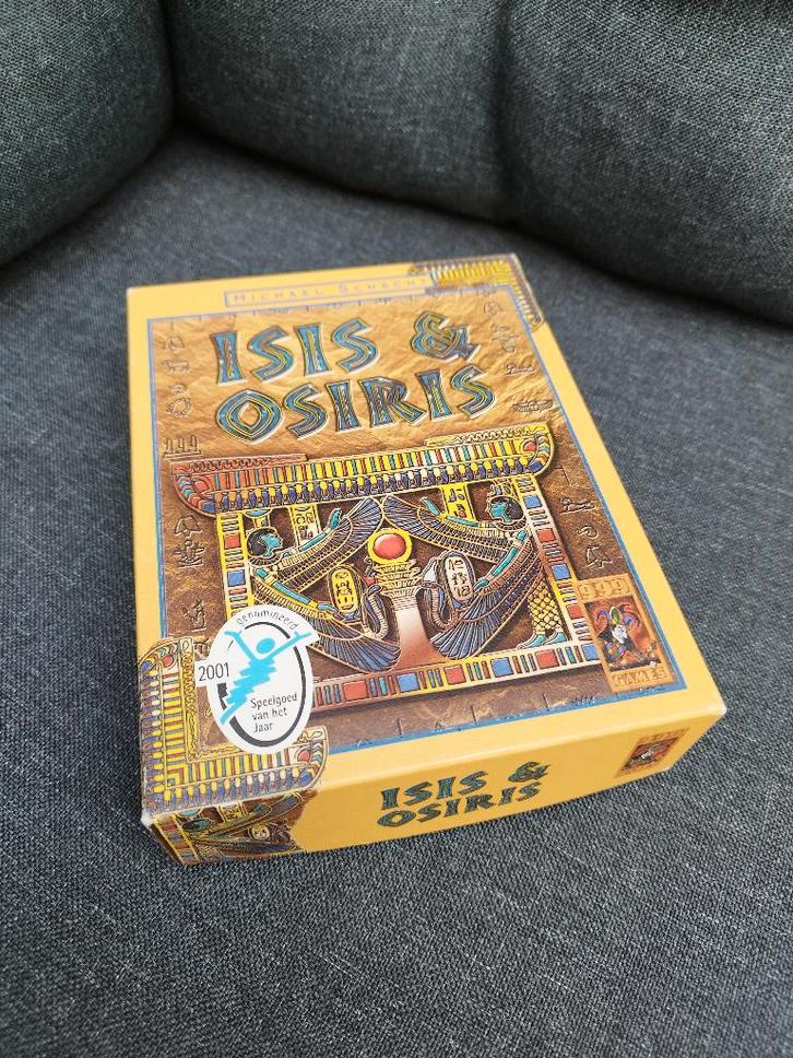 spel Isis & Osiris 999 games, Hobby en Vrije tijd, Gezelschapsspellen | Bordspellen, Zo goed als nieuw, Een of twee spelers, Drie of vier spelers