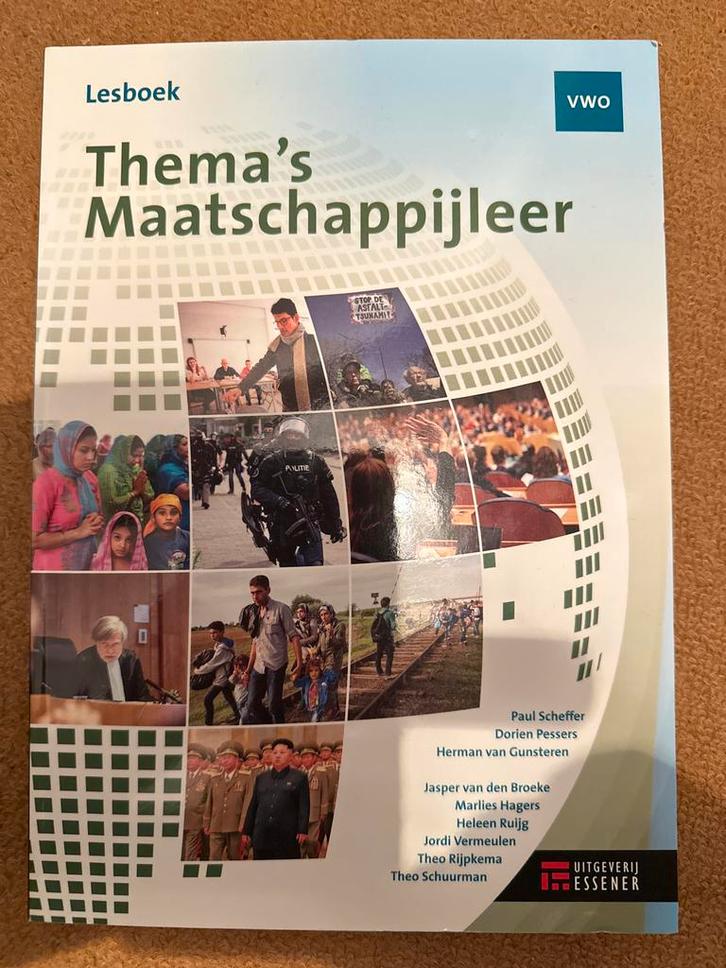 Thema's lesboek Maatschappijleer VWO - Zo goed als nieuw, Boeken, Schoolboeken, Nieuw, Maatschappijleer, VWO, Verzenden