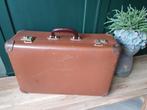 Brocante koffer bruin , klein model, Antiek en Kunst, Ophalen of Verzenden