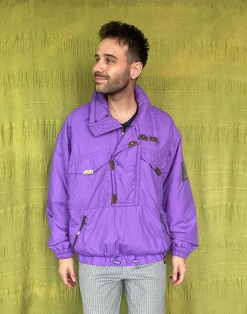 Vintage 90's winterjas / jas / wintersport / paars / medium beschikbaar voor biedingen